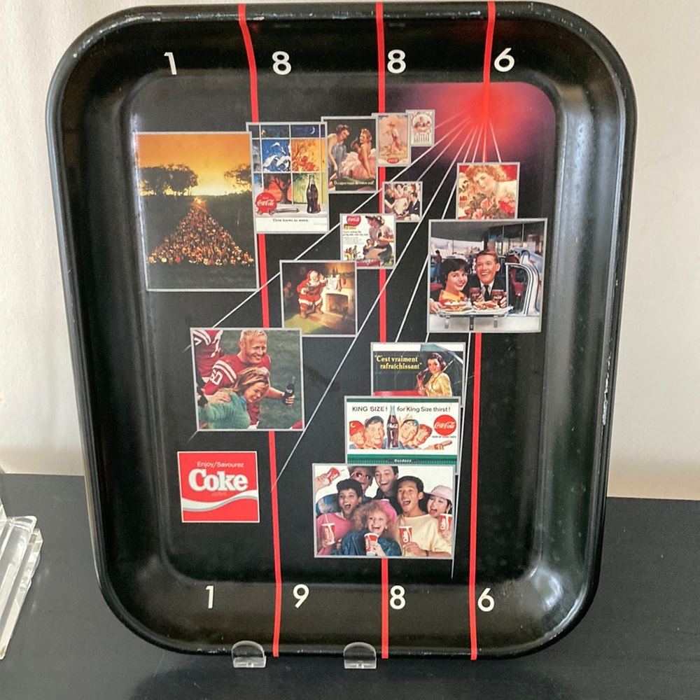 Coke Centennial Tray Retro